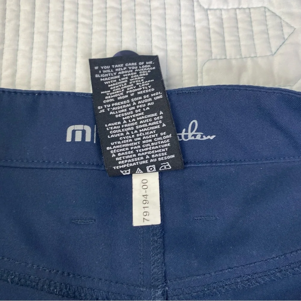 Travis Mathew Men's Navy Blue Chinos